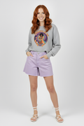 SWEATSHIRT I BELIEVE IN ME GRIS