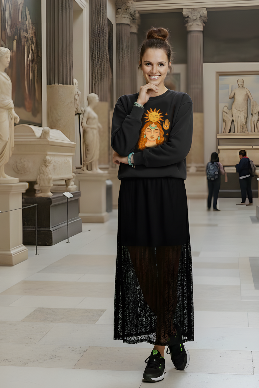 SWEATSHIRT CONNEXION NOIR