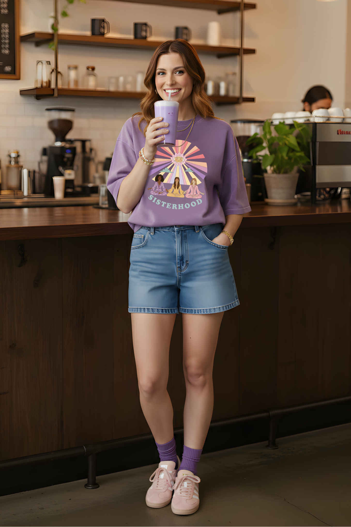 T-SHIRT SISTERHOOD VIOLET