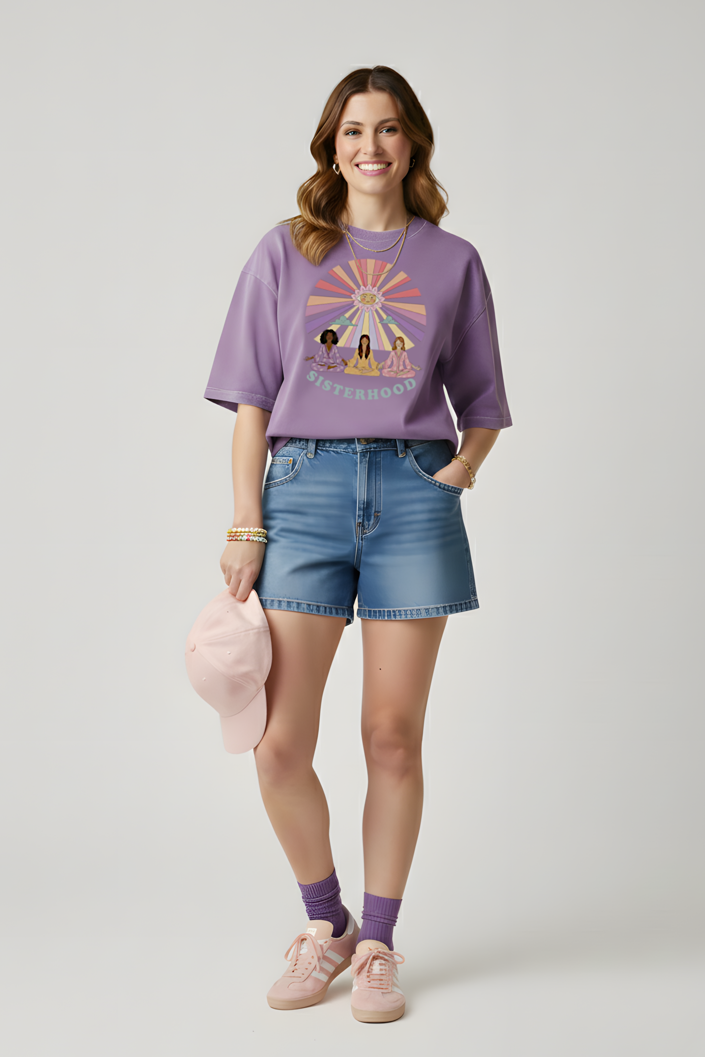 T-SHIRT SISTERHOOD VIOLET