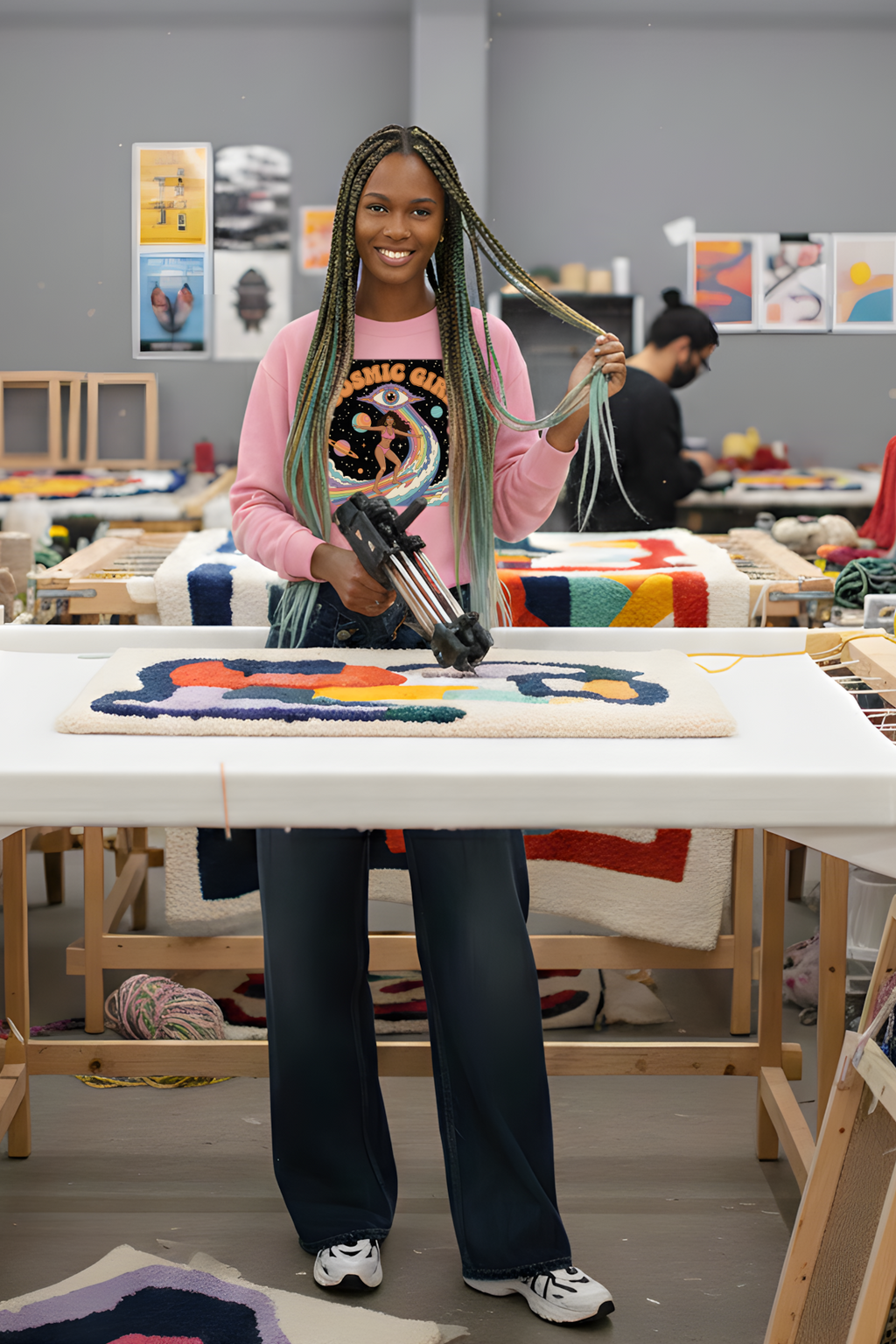 SWEATSHIRT COSMIC GIRL ROSE