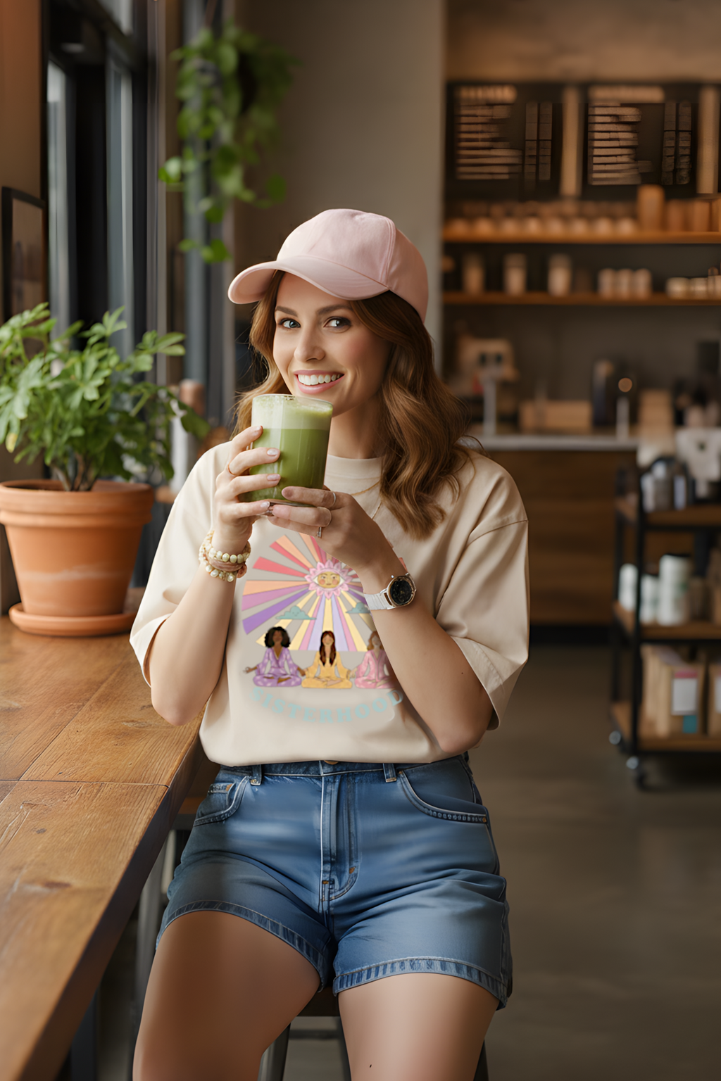 T-SHIRT SISTERHOOD BEIGE