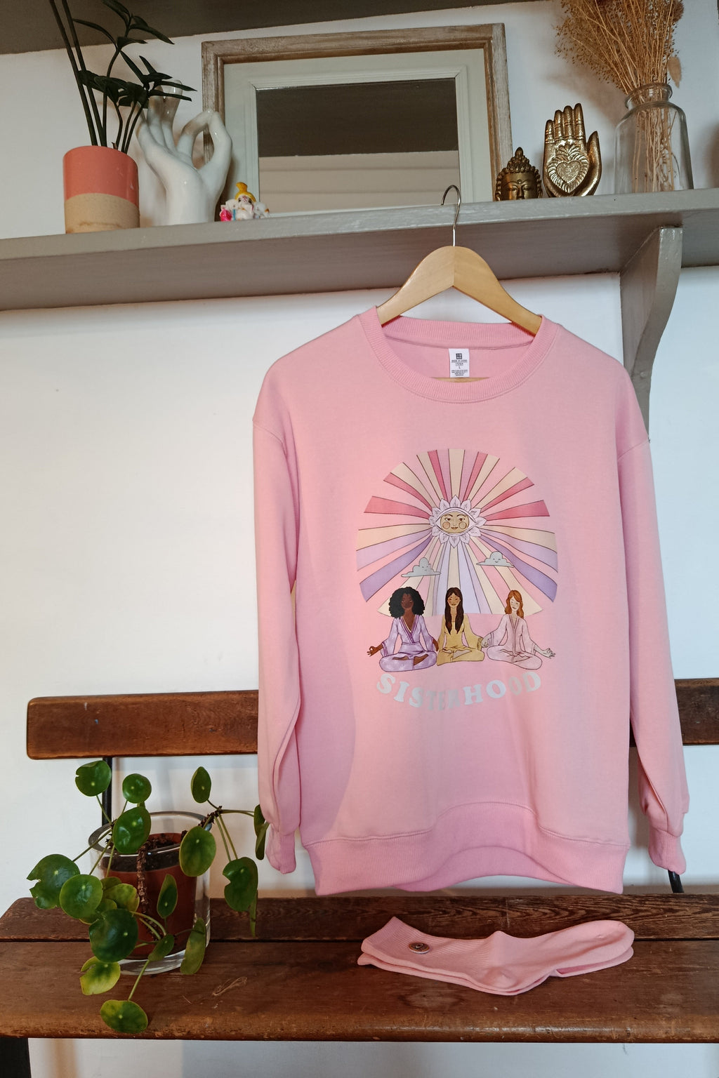 SWEATSHIRT SISTERHOOD ROSE