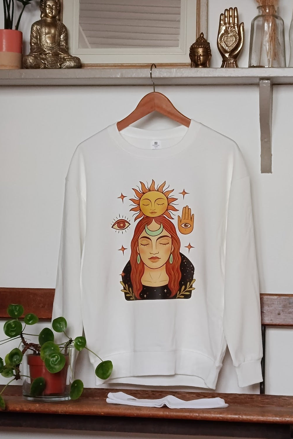 SWEATSHIRT CONNEXION BLANC