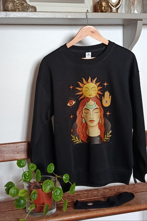 SWEATSHIRT CONNEXION NOIR