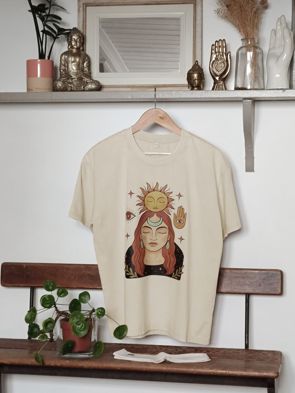 T-SHIRT CONNEXION BEIGE