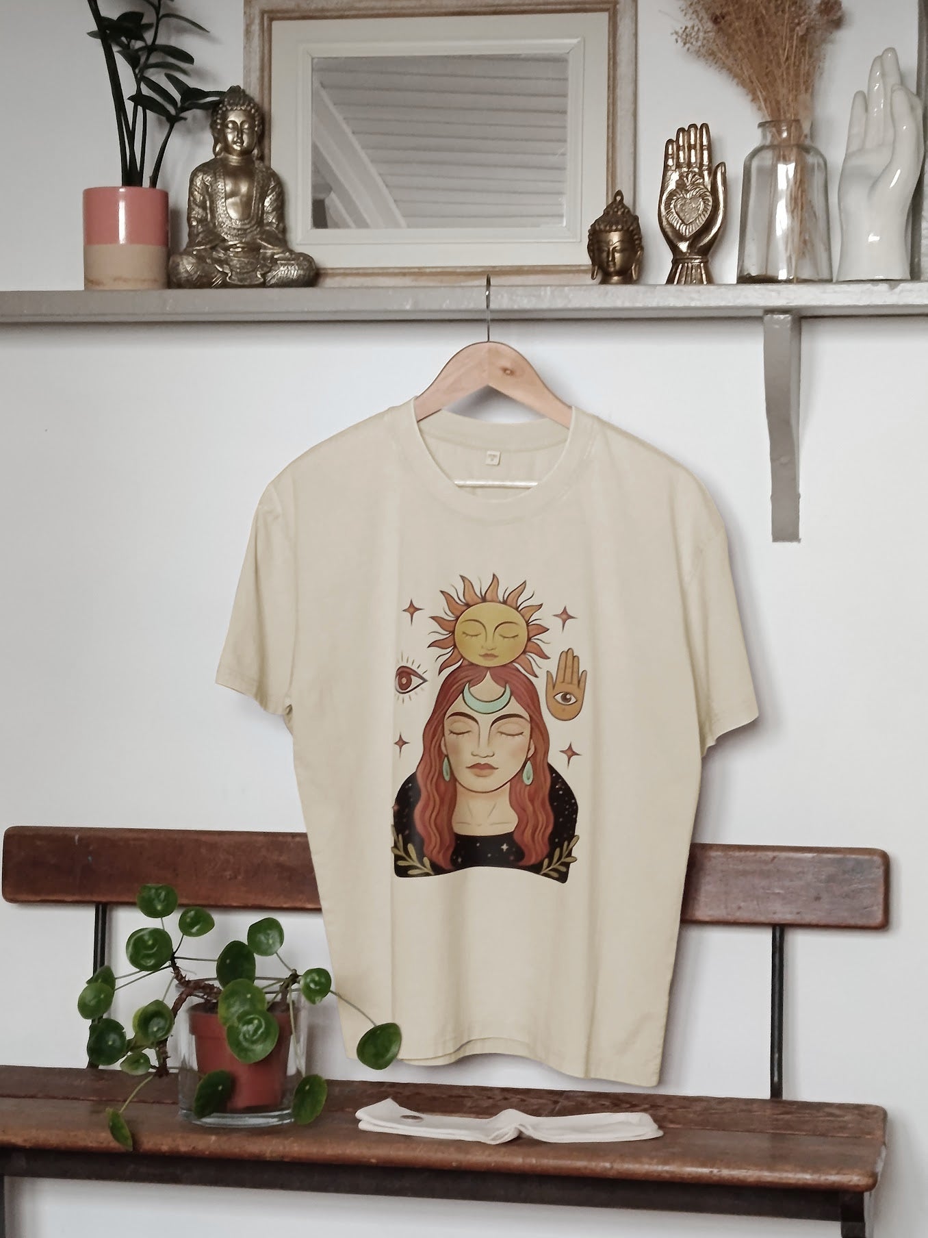T-SHIRT CONNEXION BEIGE