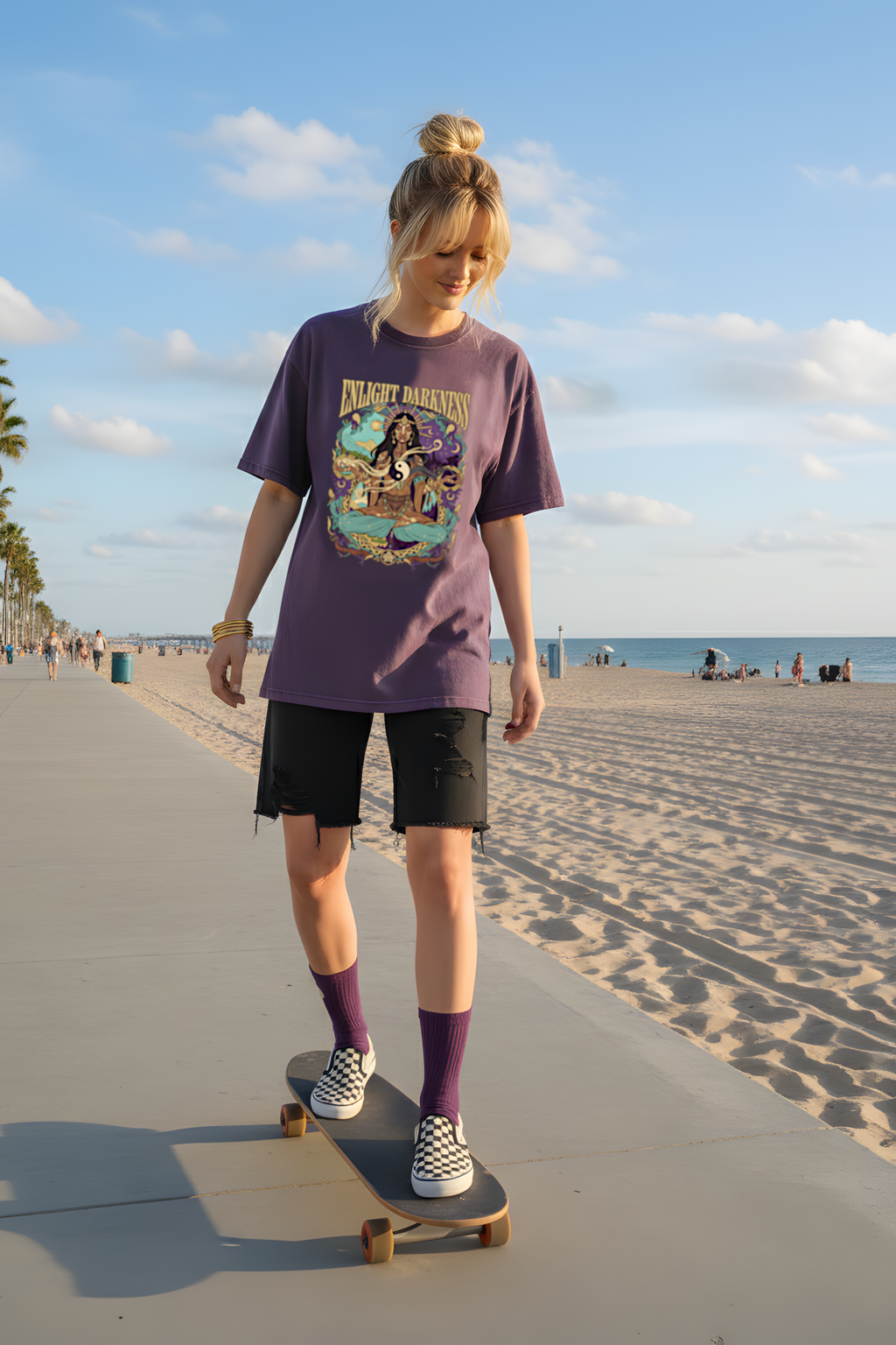 T-SHIRT ENLIGHT DARKNESS VIOLET