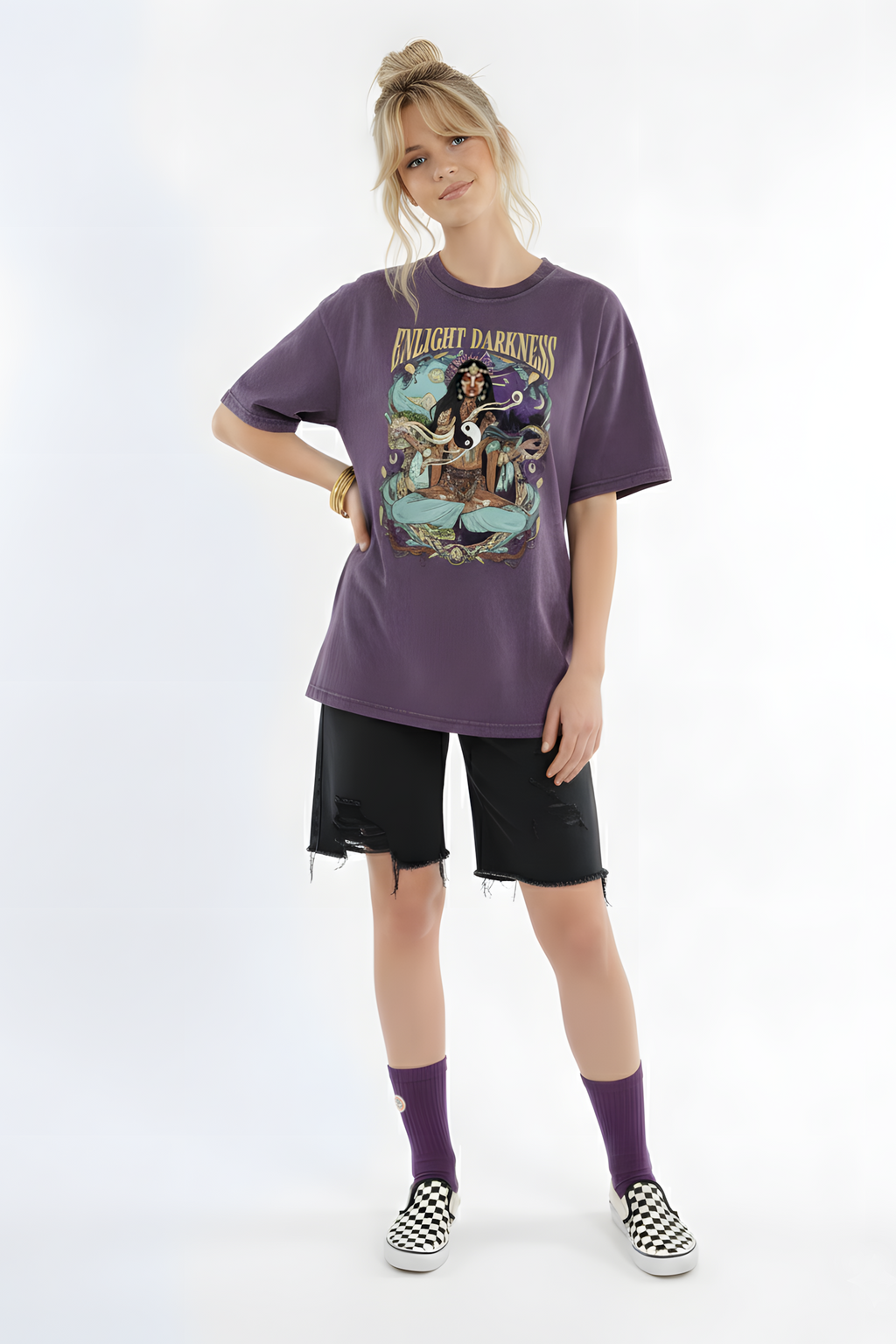 T-SHIRT ENLIGHT DARKNESS VIOLET