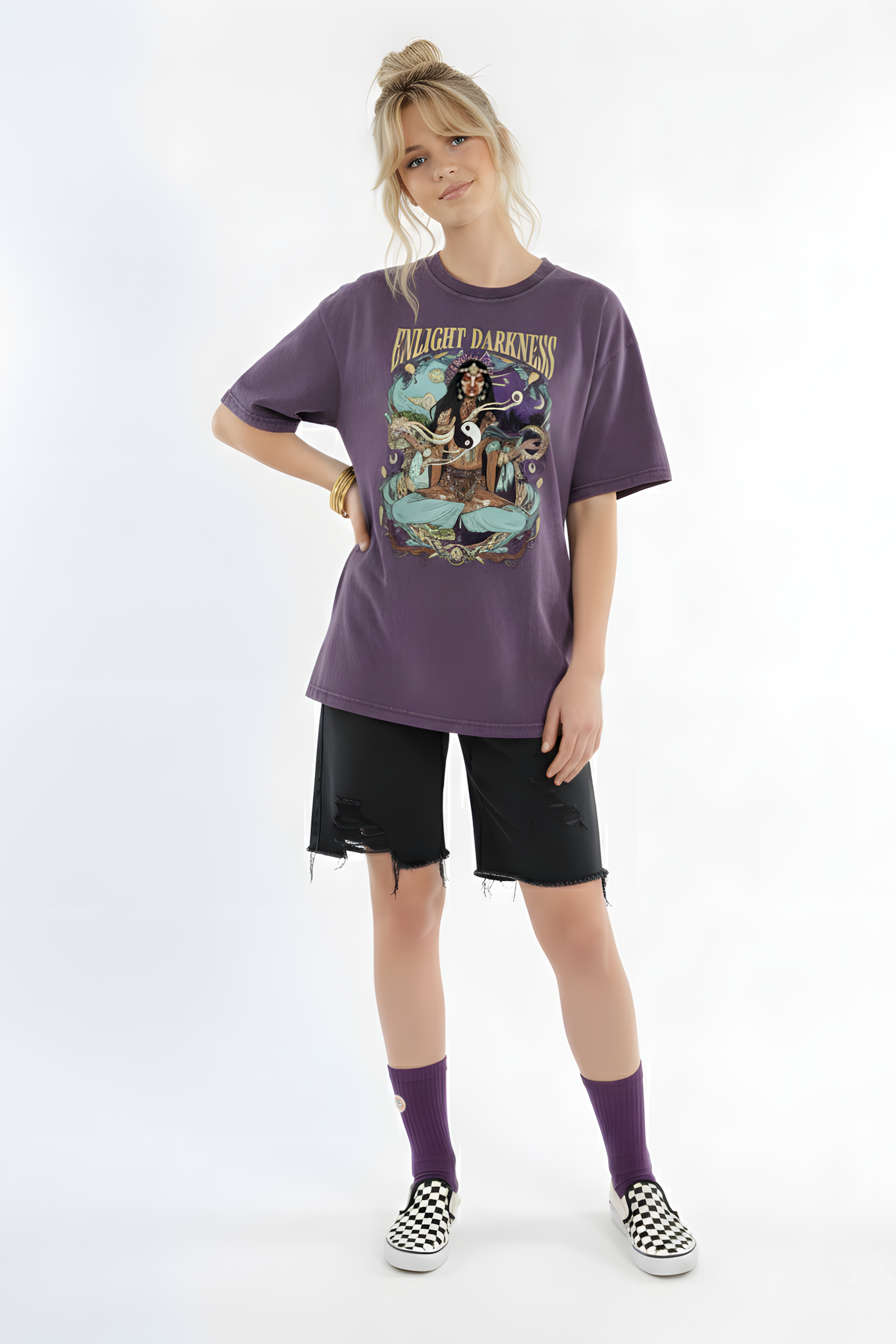 T-SHIRT ENLIGHT DARKNESS VIOLET
