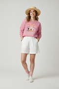 SWEATSHIRT SISTERHOOD ROSE